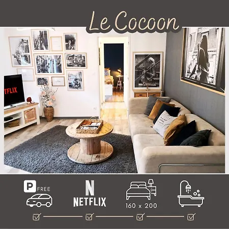 LE COCOON St Lô - Netflix - Wifi - Parking gratuit - Lit Queen Size 160x200 - Entrée autonome - Appartement Privé Saint-Lô Extérieur photo